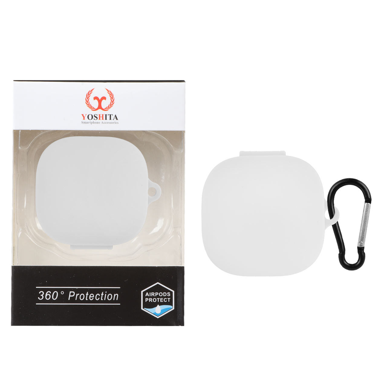 کاور ایرفون سیلیکونی Yoshita مدل QCY T13 - سفید (پک دار)